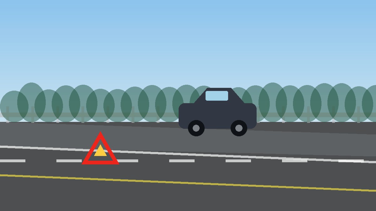 陵水道路故障安全等待现场图